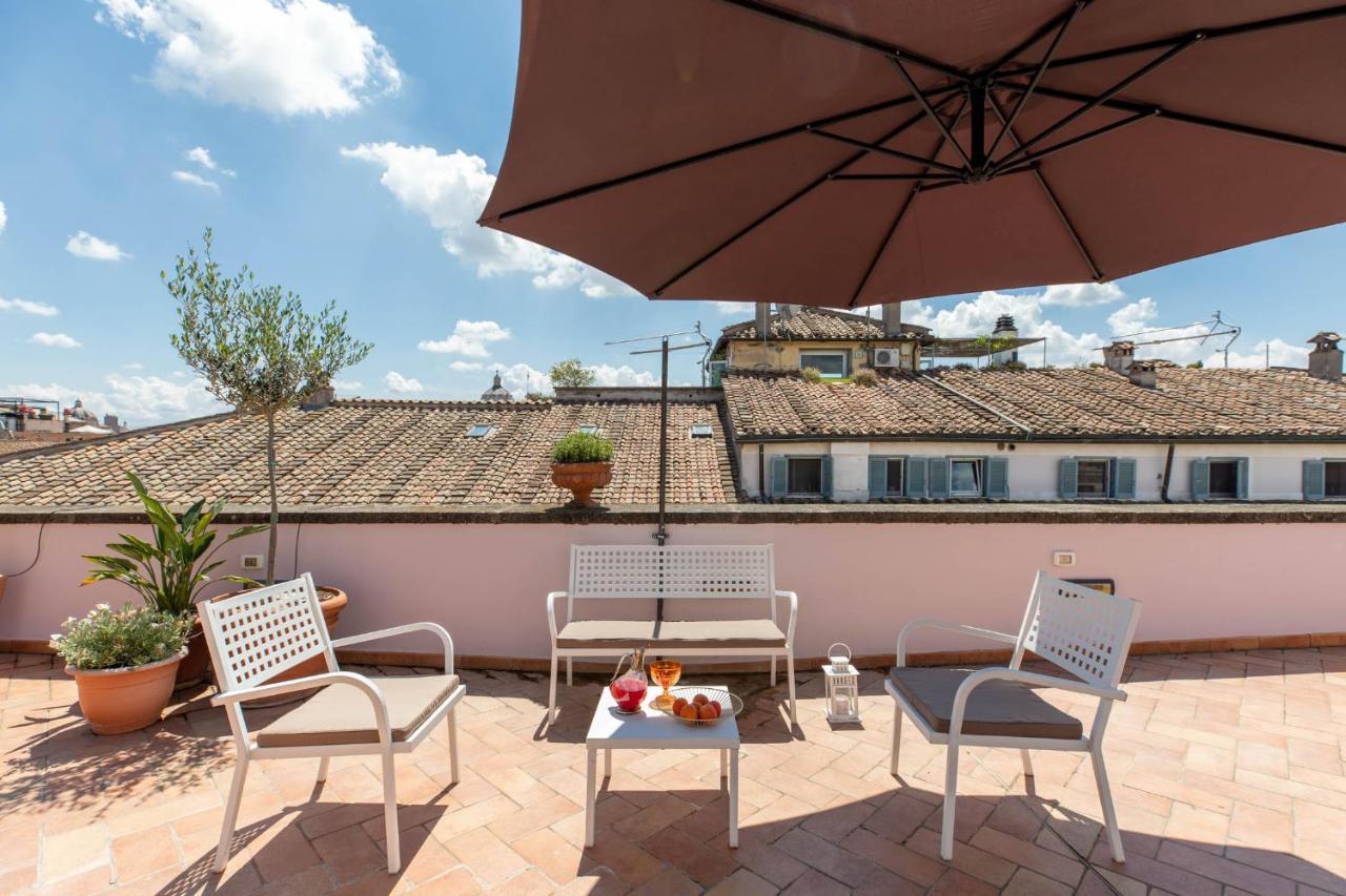 Appartamento Iflat Penthouse In Campo De' Fiori Roma Esterno foto