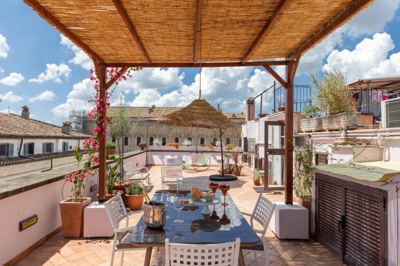 Appartamento Iflat Penthouse In Campo De' Fiori Roma Esterno foto